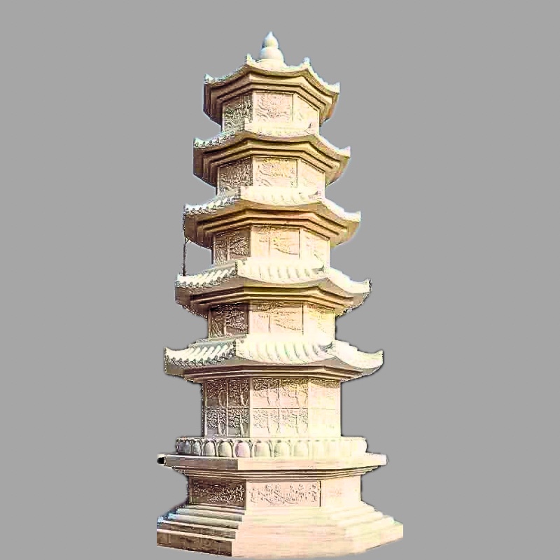 Mộ Tháp Đá Xanh Rêu tháp đá 5 tầng
