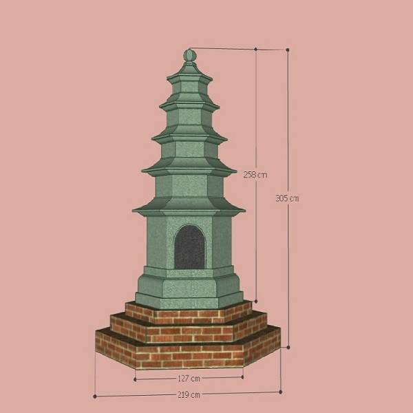 Mộ Tháp Đá Xanh Rêu Mộ tháp đá xanh rêu