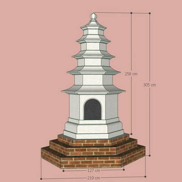 Mộ Tháp Đá Xanh Rêu mộ tháp đá trắng
