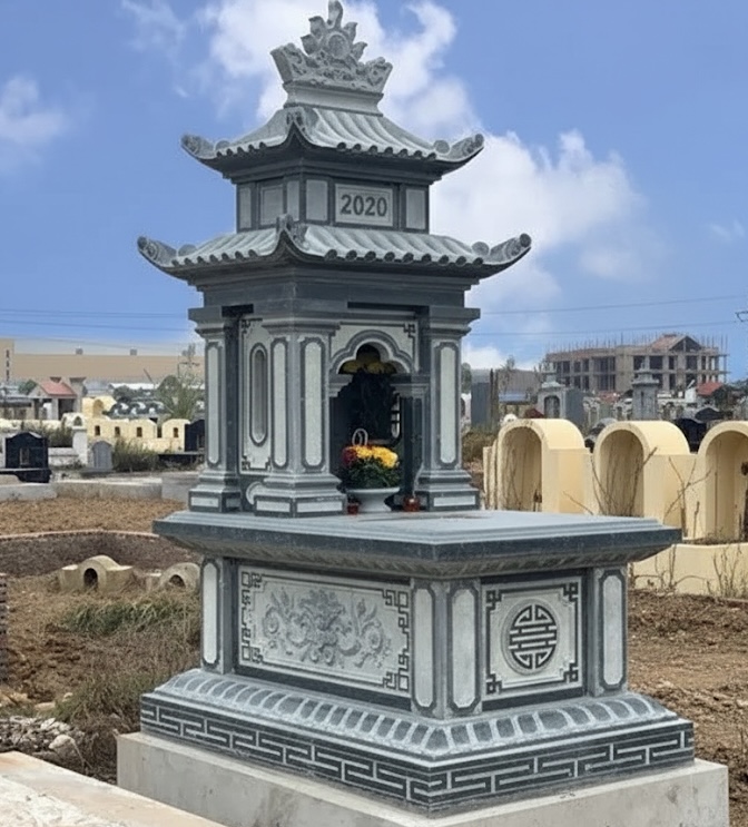 Mộ đá nguyên khối tự nhiên chất lượng cao, bền đẹp vượt thời gian file 11 1