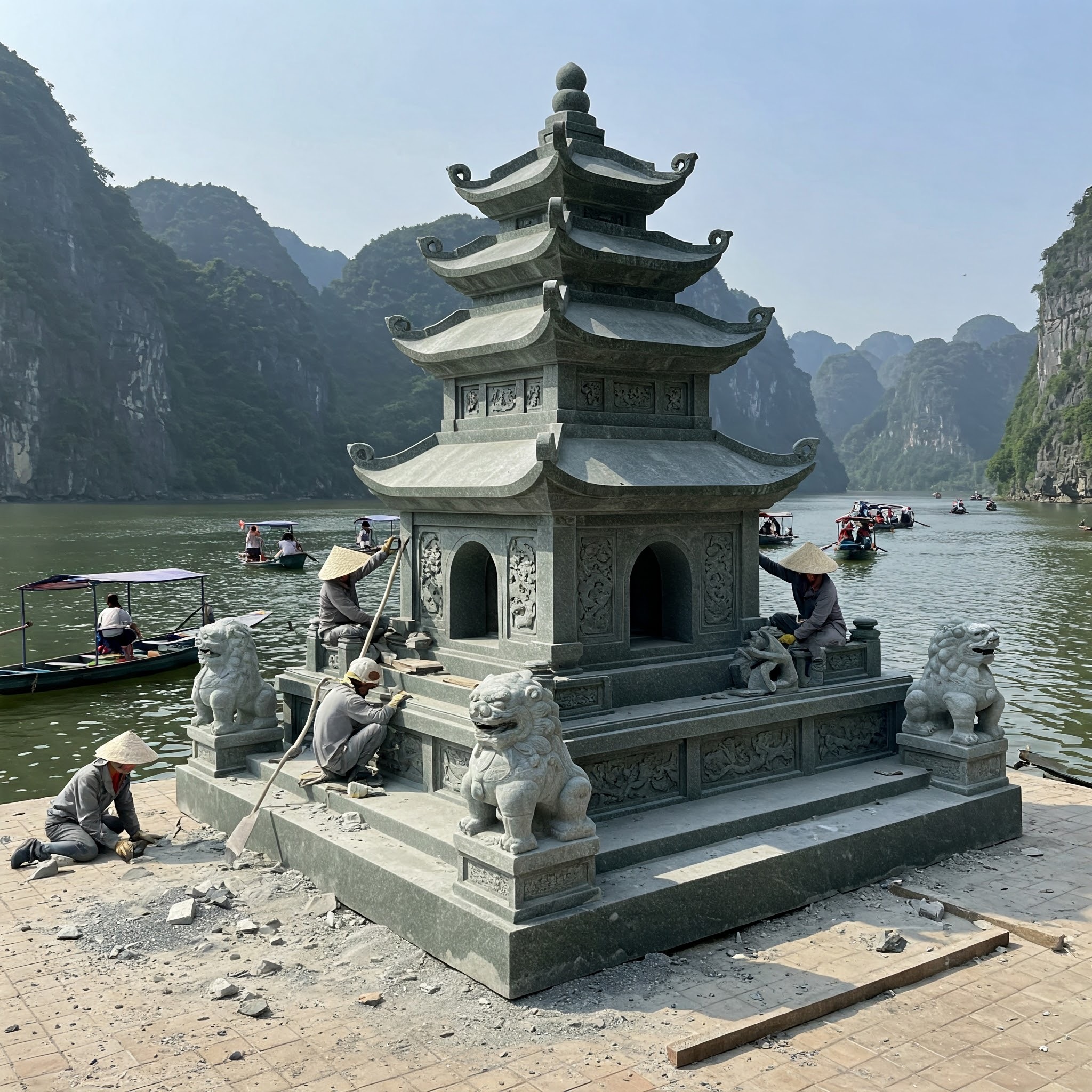 tháp đá ứng dụng kích thước theo thước Lỗ Ban tháp đá ứng dụng kích thước theo thước Lỗ Ban