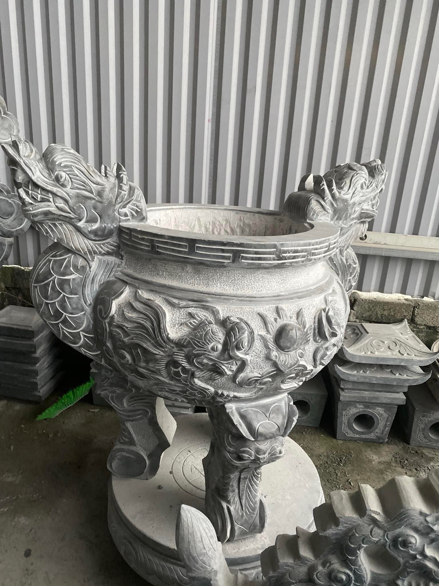 Đèn Đá Thiên Nhiên - Chiếu Sáng Tâm Linh Thứ Thiên Đèn đá thiên nhiên nguyên khối trang trí sân vườn và thờ cúng - mẫu 3
