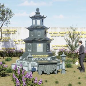 Tháp Đá Mẫu Mộ Lục Giác Đẹp Nhất tại Đá Vinh Quang, Ninh Bình