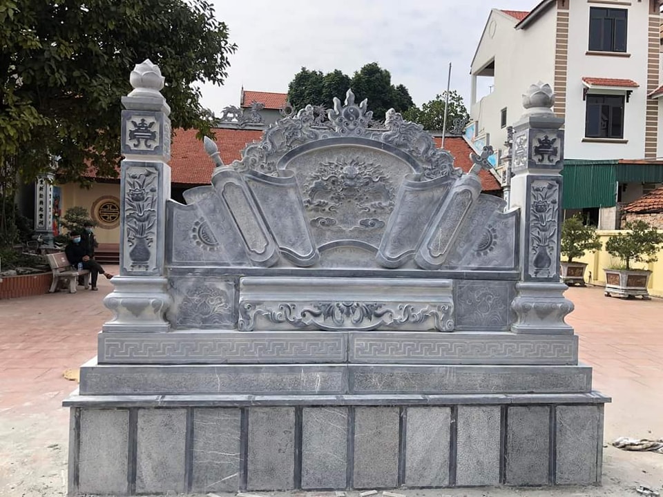 Cuốn Thư Đá (Bình Phong - Trấn Trạch) Cuốn Thư Đá (Bình Phong - Trấn Trạch) chất lượng cao, tinh xảo - mẫu 3