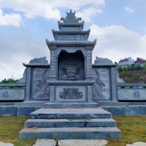 Khu Lăng Mộ Đá Xanh Rêu Cao Cấp, sản phẩm đá mỹ nghệ tự nhiên tại Ninh Bình