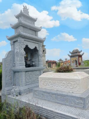 Mẫu Lăng Mộ Đá Đẹp Mẫu lăng mộ đá đẹp phong thủy, chất lượng cao, Ninh Bình