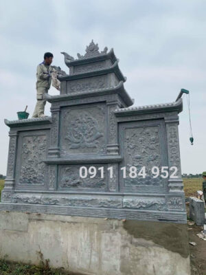 Lăng thờ bằng đá dành cho khuôn viên nghĩa trang gia đình