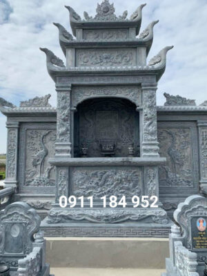 Lăng thờ bằng đá dành cho khuôn viên nghĩa trang gia đình