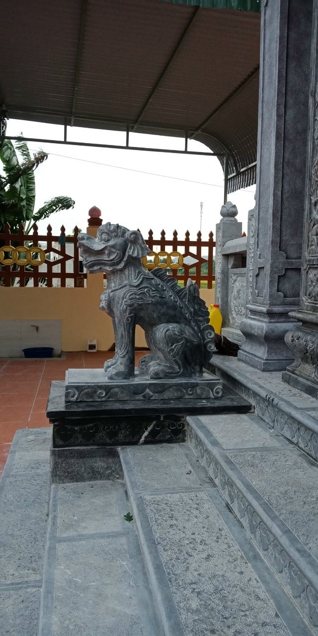 Nghê Đá - Nghê Cổ - Linh Vật Nghê Việt Linh vật Nghê Đá phong thủy chất lượng cao, đá Ninh Bình - mẫu 1